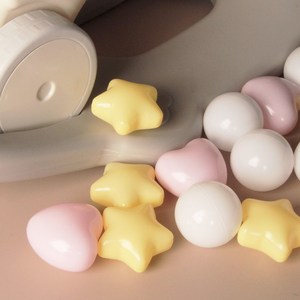 조이올리 볼풀공 200p 세트, 별하트, 60 x 60 mm, 1세트