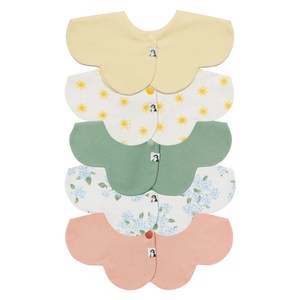 코니 롤링빕 아기 턱받이 5종 세트, G세트, 1개