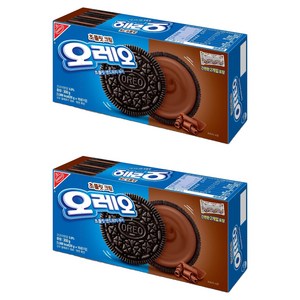 오레오 초콜릿 샌드위치 쿠키 초콜릿 크림, 300g, 2개