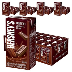 허쉬 초콜릿드링크 오리지널, 190ml, 120개