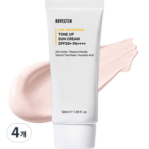 로벡틴 비타 톤업 선크림 SPF50+ PA++++, 50ml, 4개