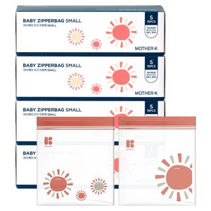 마더케이 아기 지퍼팩 15매입, Small, 4개
