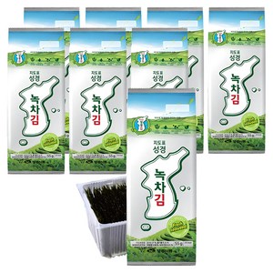 지도표성경 녹차김, 55g, 8개