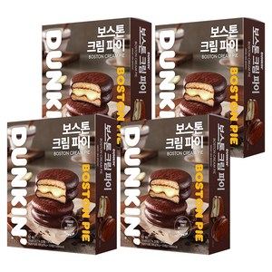 던킨도너츠 보스톤 크림 파이 12개입, 336g, 4개