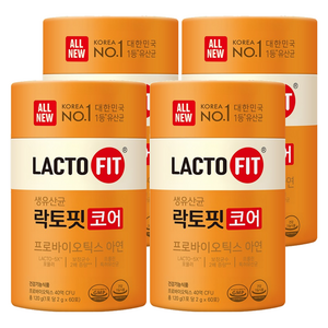 락토핏 코어 유산균 60p, 120g, 4개