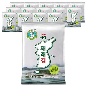 지도표성경 재래 전장김, 37g, 15개