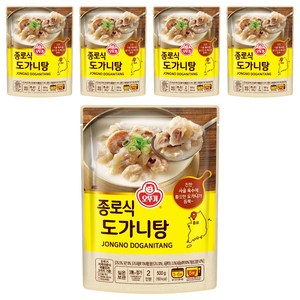 오뚜기 종로식 도가니탕, 500g, 5개
