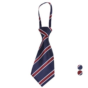 드레스하우스 배색 두 줄 긴 타이