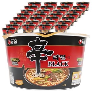 신라면 블랙 사발 101g, 32개