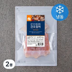 큼직 두툼 몸통 건오징어 (냉동), 210g(3미), 2봉