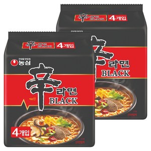 신라면 블랙 134g, 8개