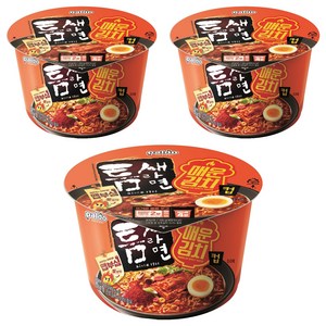 틈새라면 매운김치 컵 105g, 3개