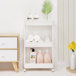 팬물산 수납 선반 트롤리