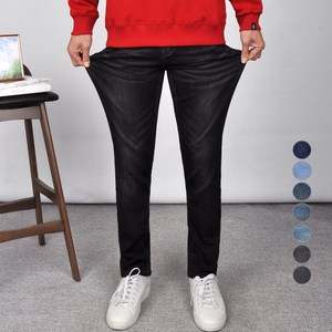 가이스토리 남성용 브러시 워싱 고든 청바지