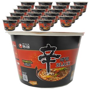 신라면 블랙 컵라면 101g, 24개