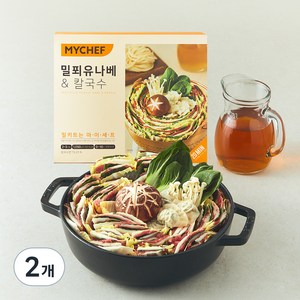 MYCHEF 밀푀유나베 & 칼국수 밀키트 2~3인분, 1.05kg, 2개