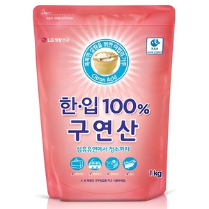 한입 100% 구연산 알파, 1L, 1kg, 1개