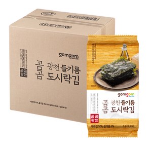 곰곰 광천 들기름 도시락김, 5g, 64개