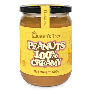 퀸즈트리 크리미 피넛버터, 500g, 1개