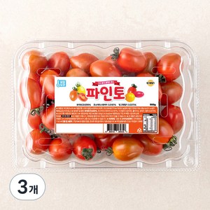 파인토 스테비아 대추방울토마토, 500g, 3개