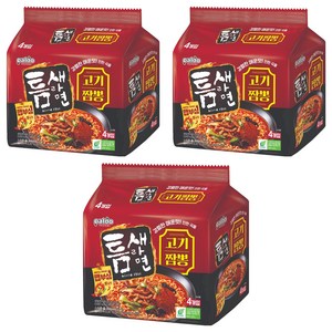 틈새라면 고기짬뽕 120g, 12개, (4개입 X 상세페이지 참조 X 상세페이지 참조)