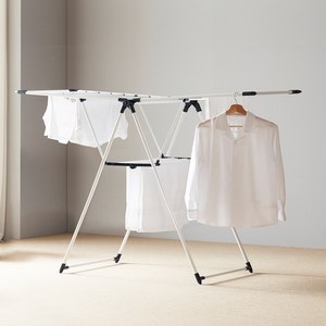 홈앤미 튼튼한 스틸 2단 빨래건조대