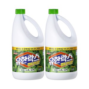 유한락스 멀티액션 후레쉬 락스, 1.8L, 2개