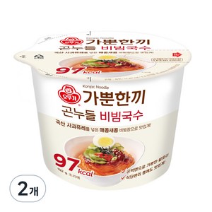 가뿐한끼 곤누들 비빔국수, 192g, 2개