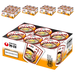 농심 사리곰탕 컵 61g, 36개