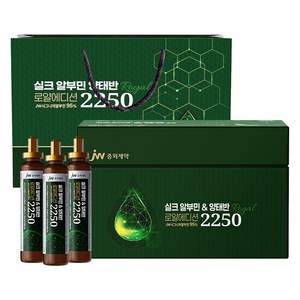 JW중외제약 실크 알부민 양태반 로얄 에디션 2250 + 쇼핑백, 15회분, 1개