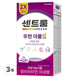 센트룸 우먼 더블업, 60정, 3개