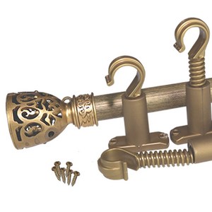 썬데코 25mm 커튼봉 빅장구 + 조절용 브라켓