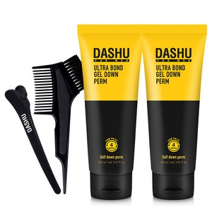 다슈 포 맨 울트라 본드 젤 다운펌 억센모발용 대용량 150ml 2p + 브러쉬콤브 + 집게 + 장갑 + 펌지세트, 150ml, 1세트