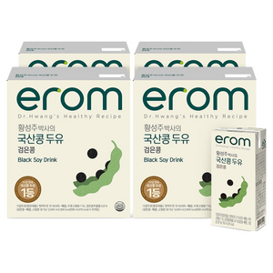 이롬 황성주 검은콩 두유, 190ml, 64개