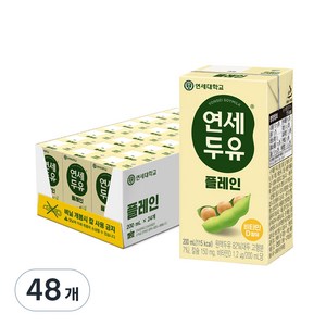 연세두유 플레인, 200ml, 48개