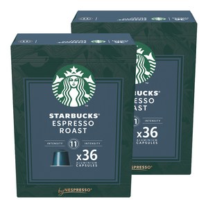 스타벅스 네스프레소 에스프레소 로스트 빅팩 캡슐커피