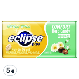 이클립스 플러스 허브캔디 배 비파향, 30g, 5개