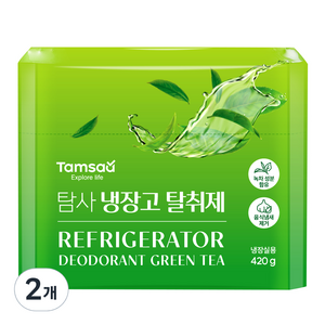 탐사 대용량 냄새 잡는 냉장고 탈취제, 420g, 2개