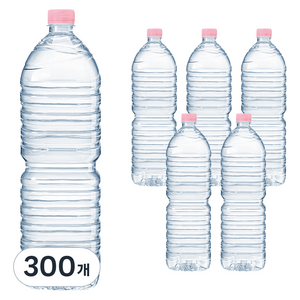 크리스탈 무라벨 생수, 2L, 300개
