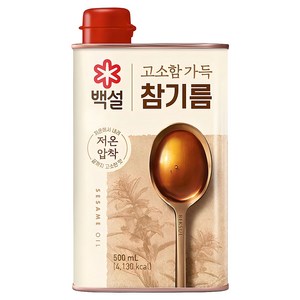 백설 고소함 가득 참기름, 500ml, 1개