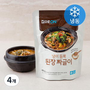 집으로온 된장 짜글이 (냉동), 400g, 4개