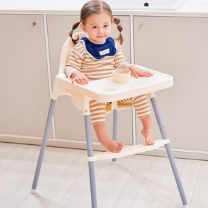 원더파파 높이조절 가능한 발받침 유아용 하이체어