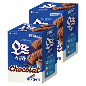 오리온 달지 않은 케이크 오뜨 쇼콜라, 648g, 2개