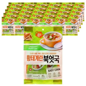 풀무원 황태계란 북어국, 30g, 6개