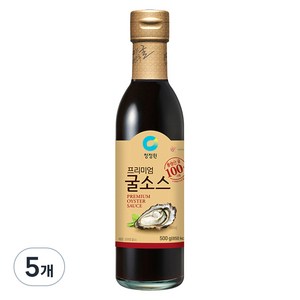 청정원 프리미엄 굴소스, 500g, 5개