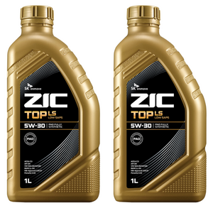 지크 SK엔무브 탑 LS 엔진오일, 5w30, 1L, 2개