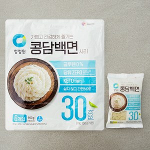 청정원 콩담백면 6개입, 1개, 900g