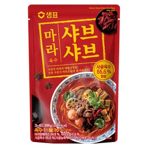 샘표 마라 샤브샤브 육수, 200g, 1개