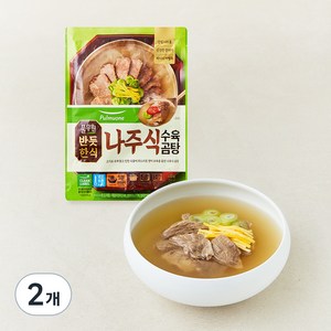 풀무원 반듯한식 나주식 수육곰탕 냉장, 450g, 2개
