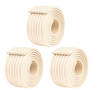 아가드 W형 모서리 보호대, 2m, 아이보리, 3개